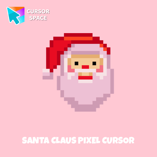 Santa Claus Pixel cursor arrow cursor